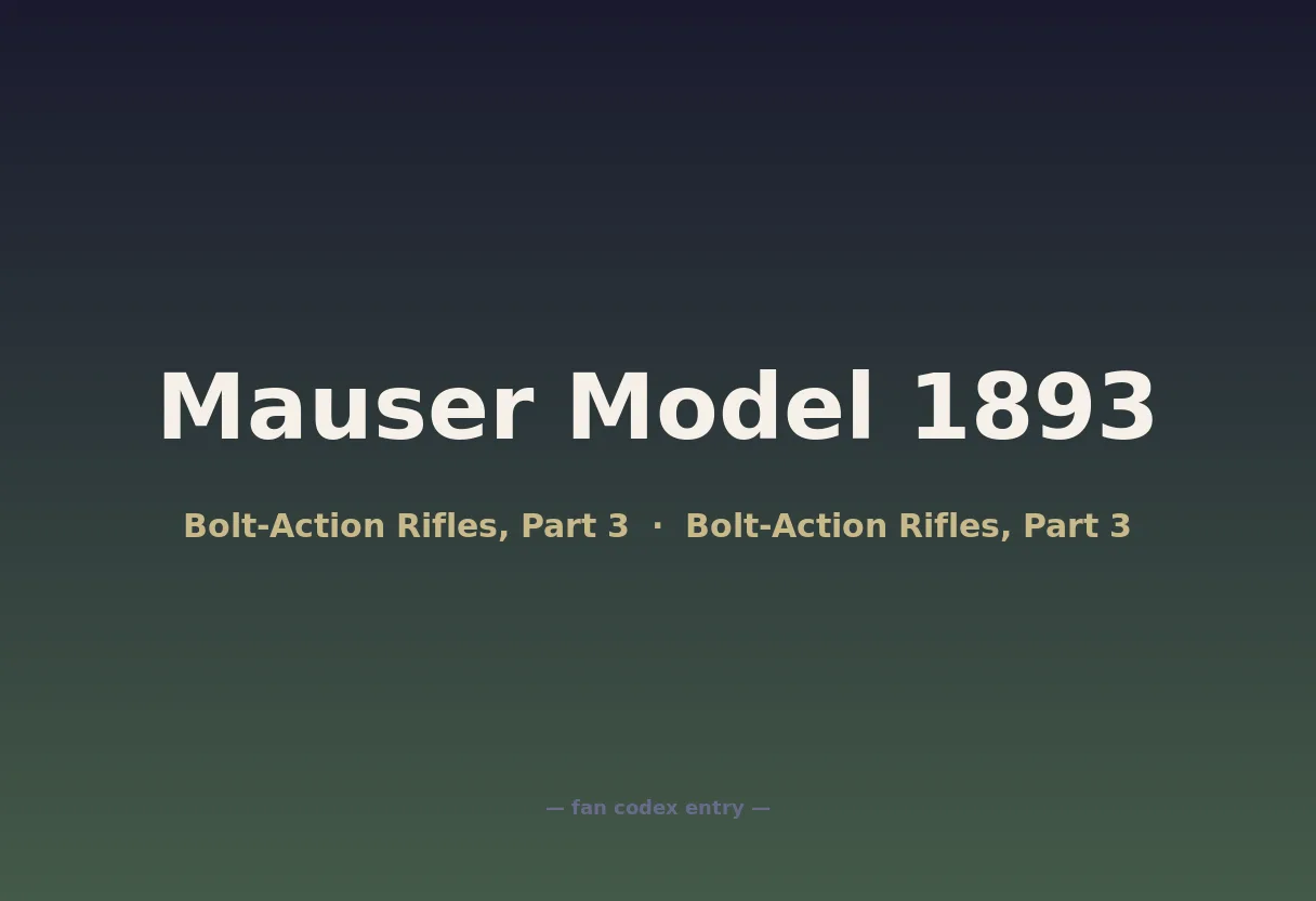 Mauser Model 1893