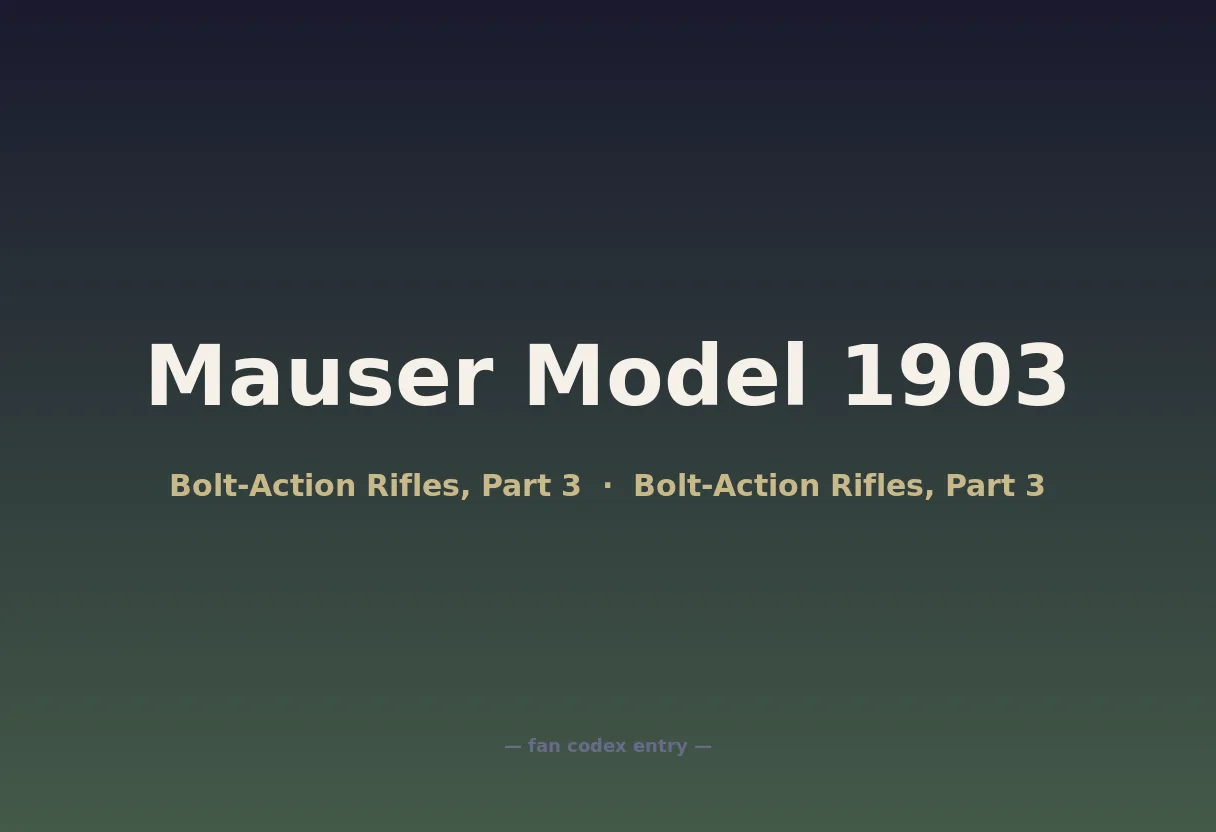 Mauser Model 1903