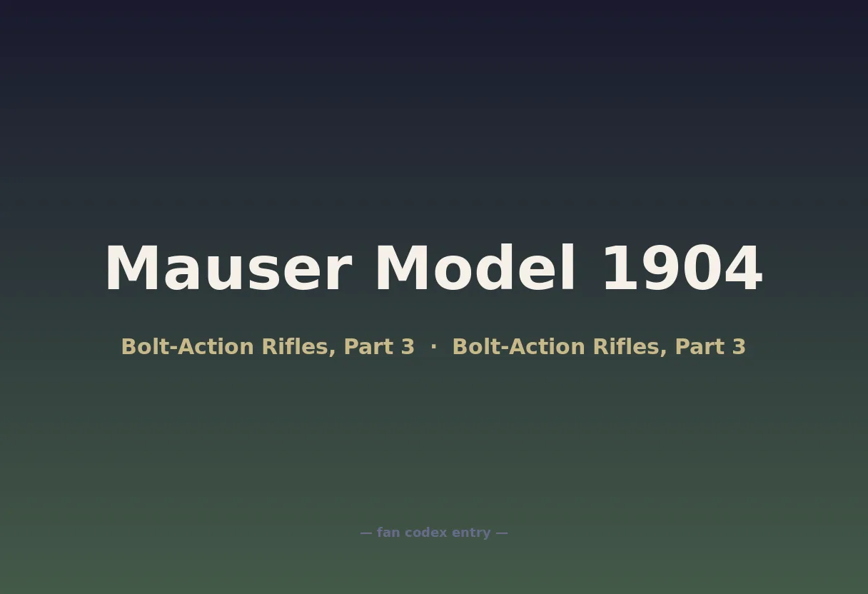 Mauser Model 1904