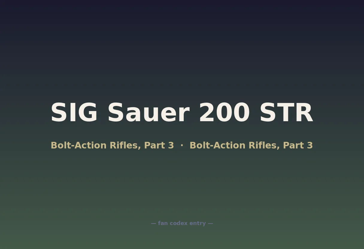 SIG Sauer 200 STR