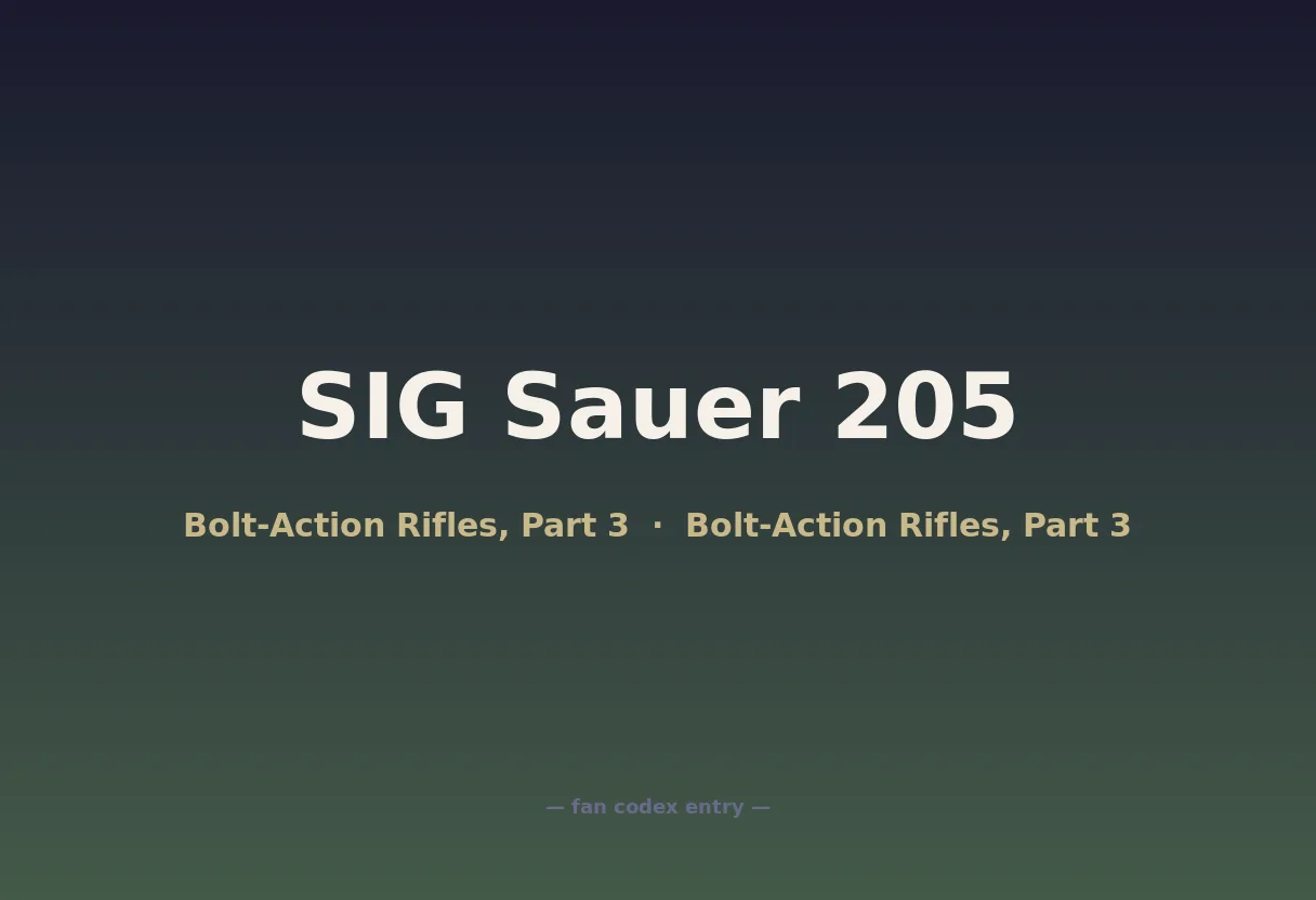 SIG Sauer 205