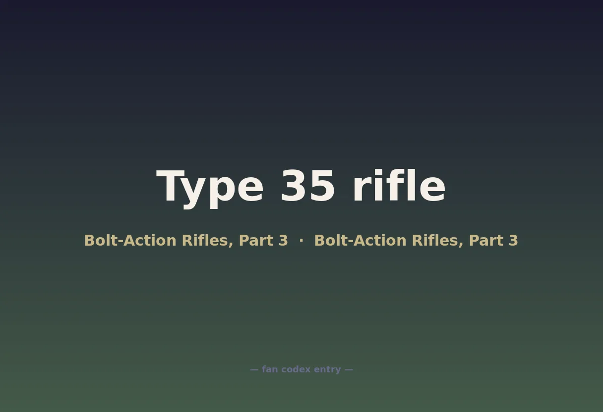 Type 35 rifle