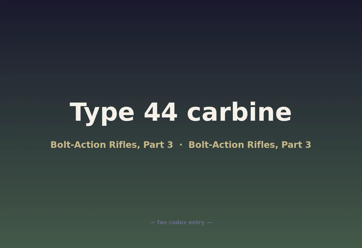 Type 44 carbine