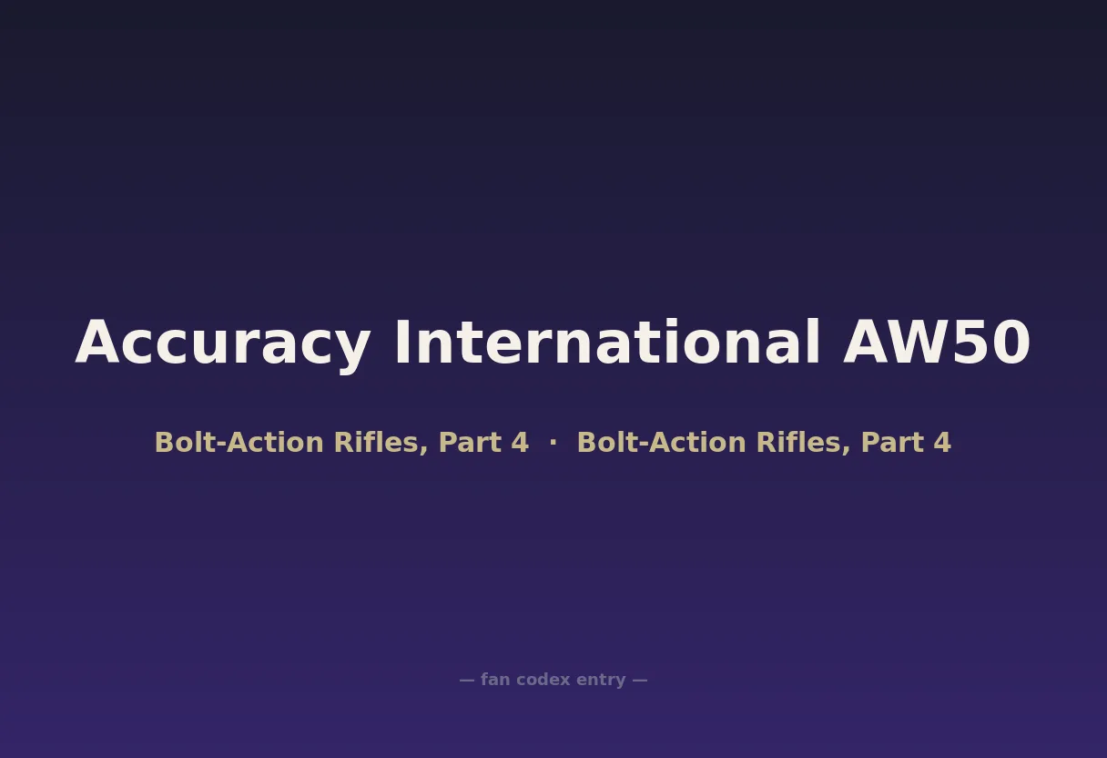 Accuracy International AW50