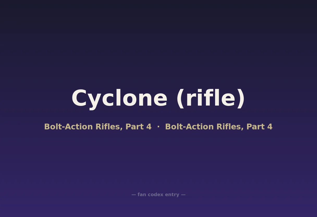 Cyclone (rifle)