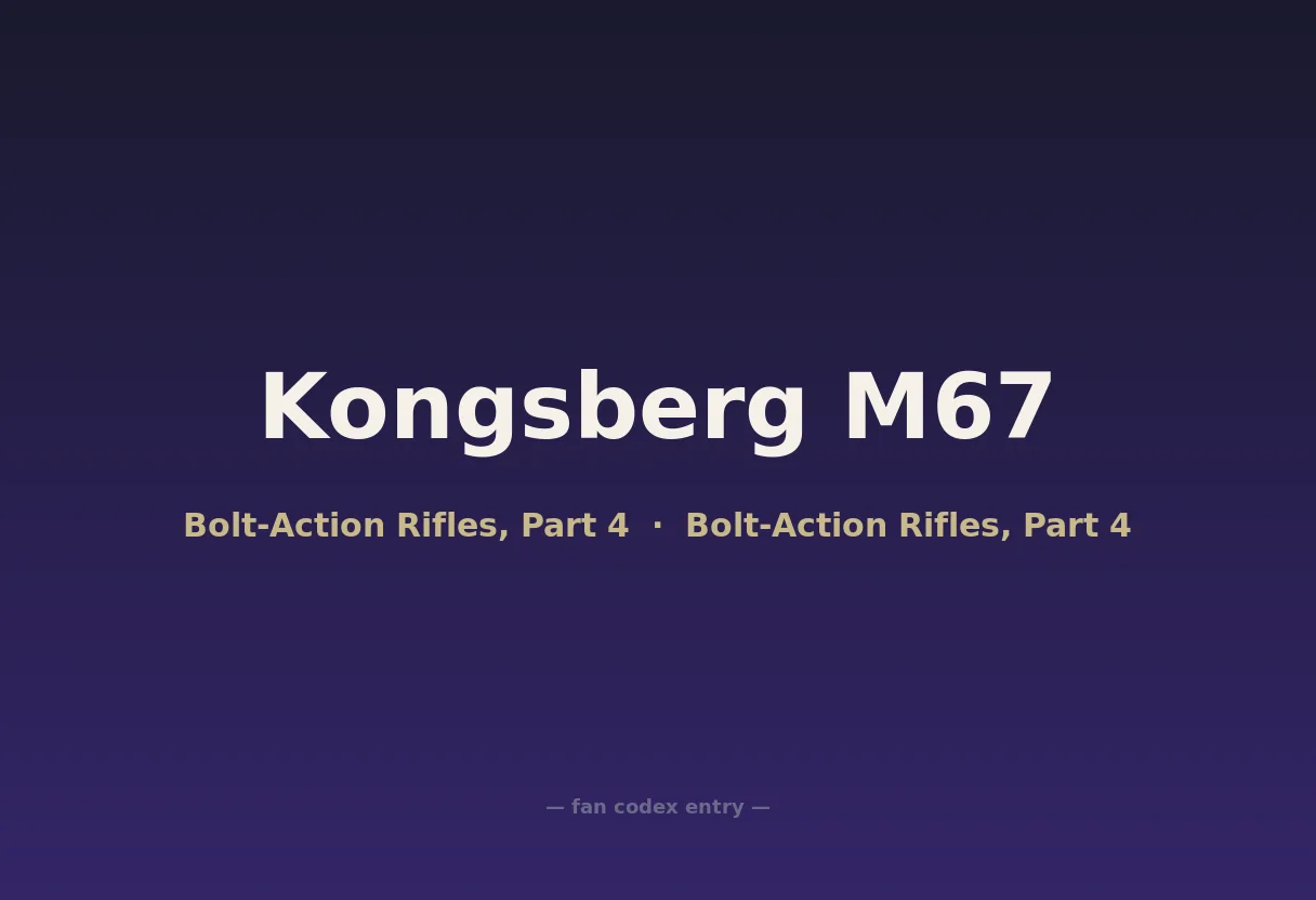 Kongsberg M67