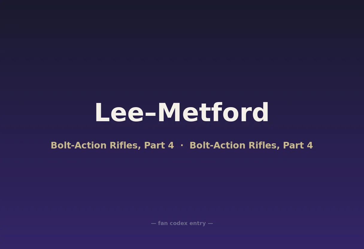 Lee–Metford
