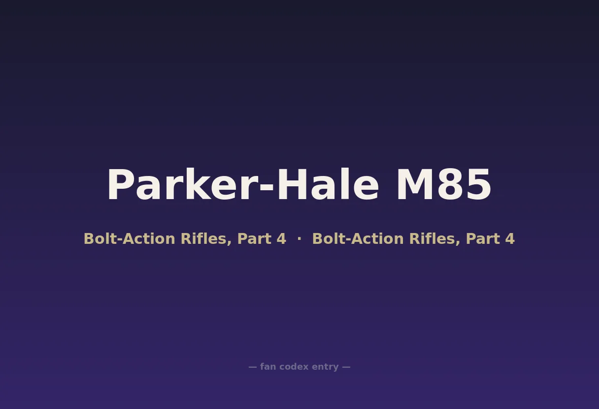 Parker-Hale M85