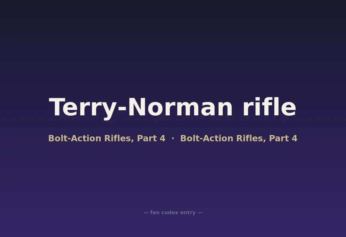 Terry-Norman rifle