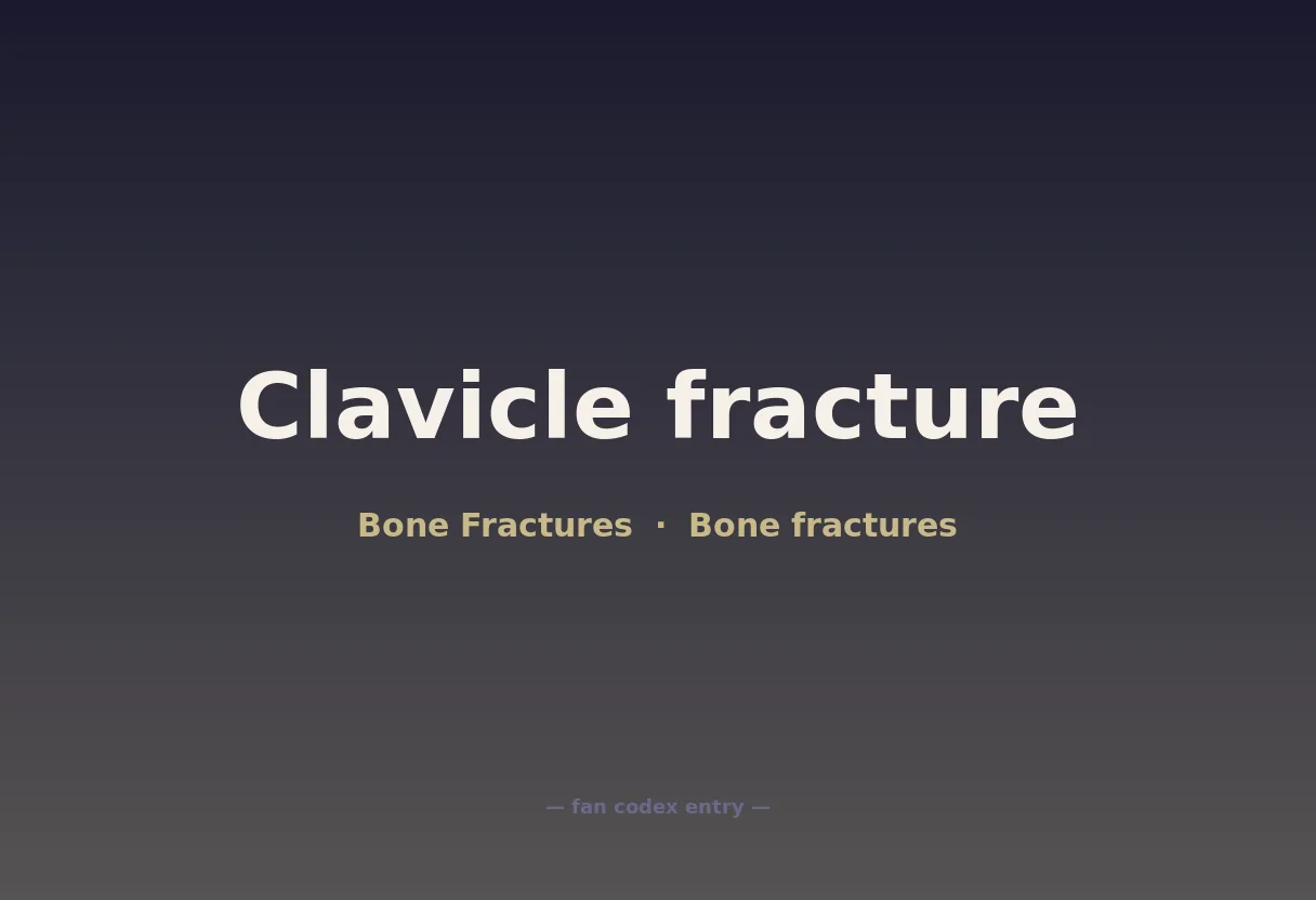 Clavicle fracture