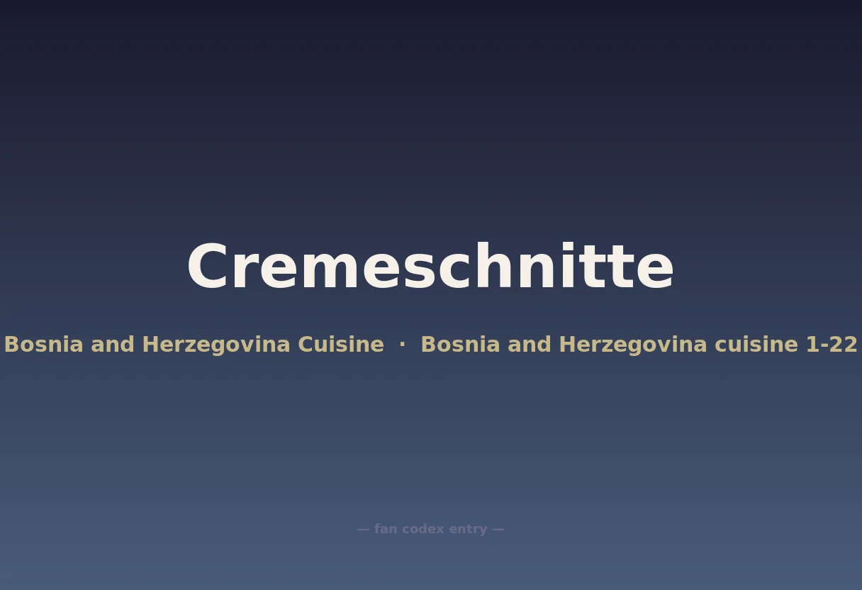 Cremeschnitte