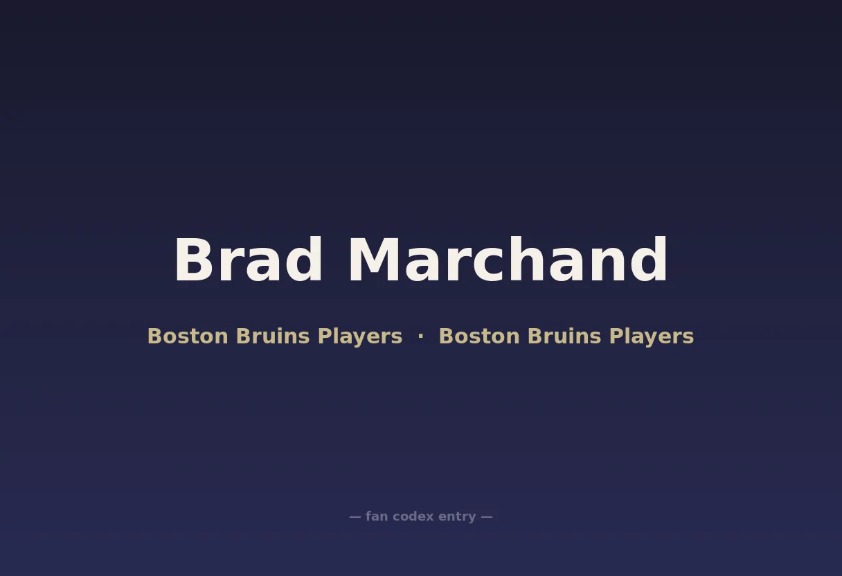 Brad Marchand