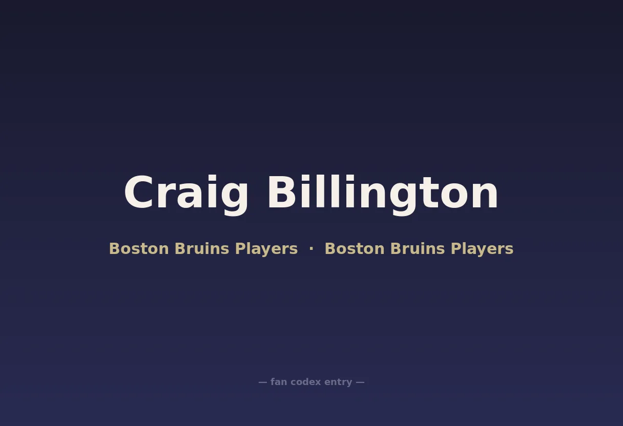Craig Billington