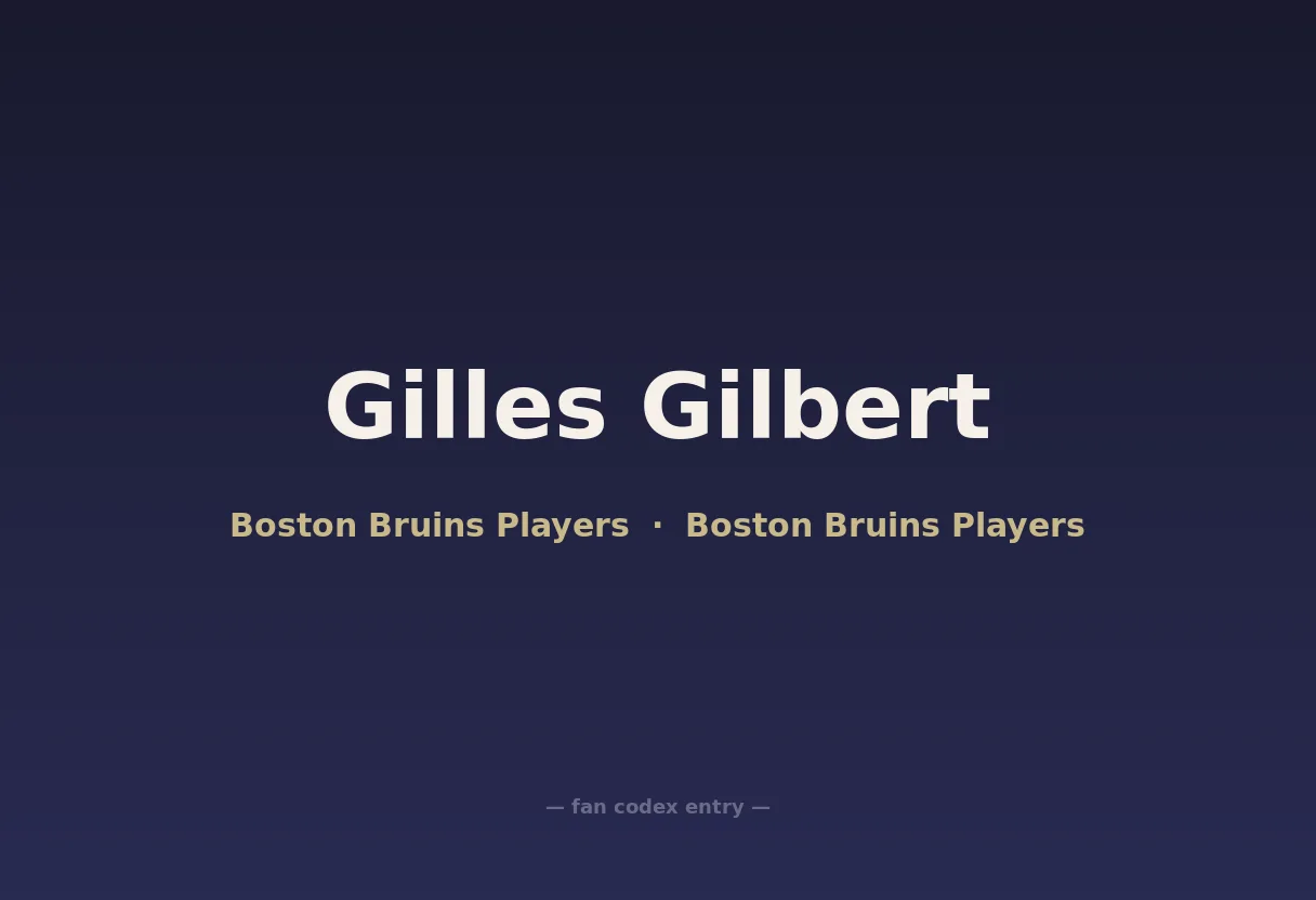 Gilles Gilbert