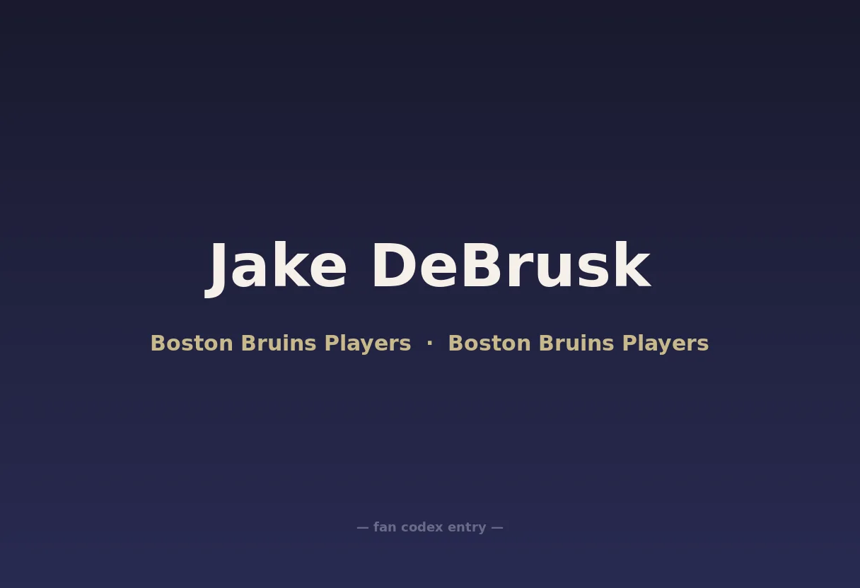 Jake DeBrusk