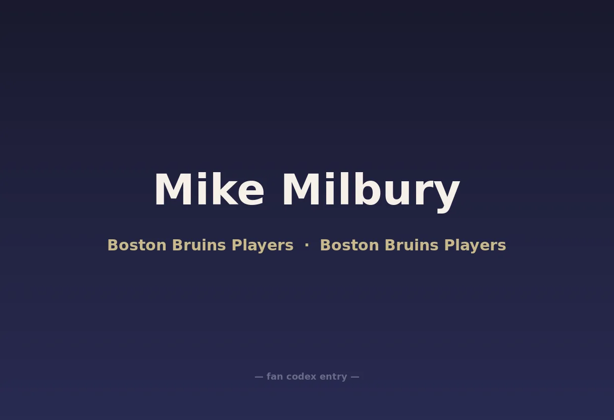 Mike Milbury