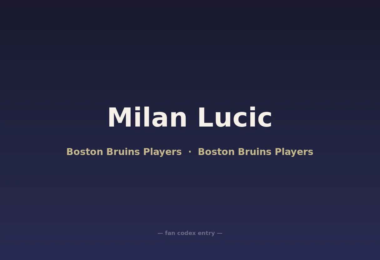 Milan Lucic