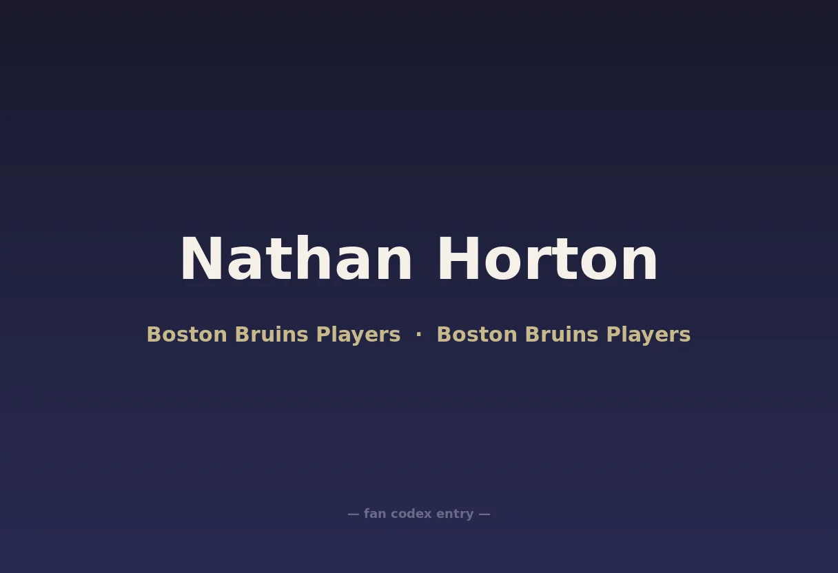 Nathan Horton
