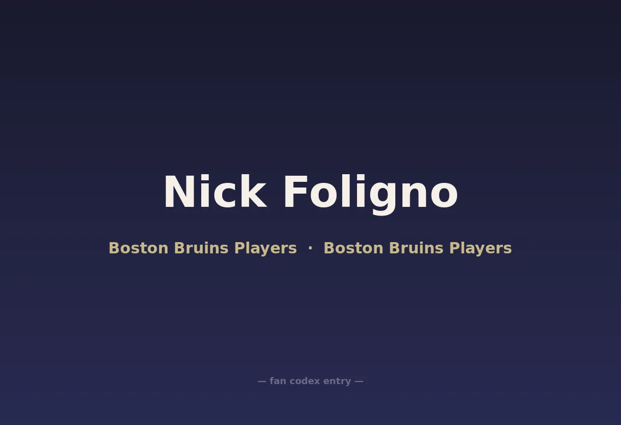 Nick Foligno