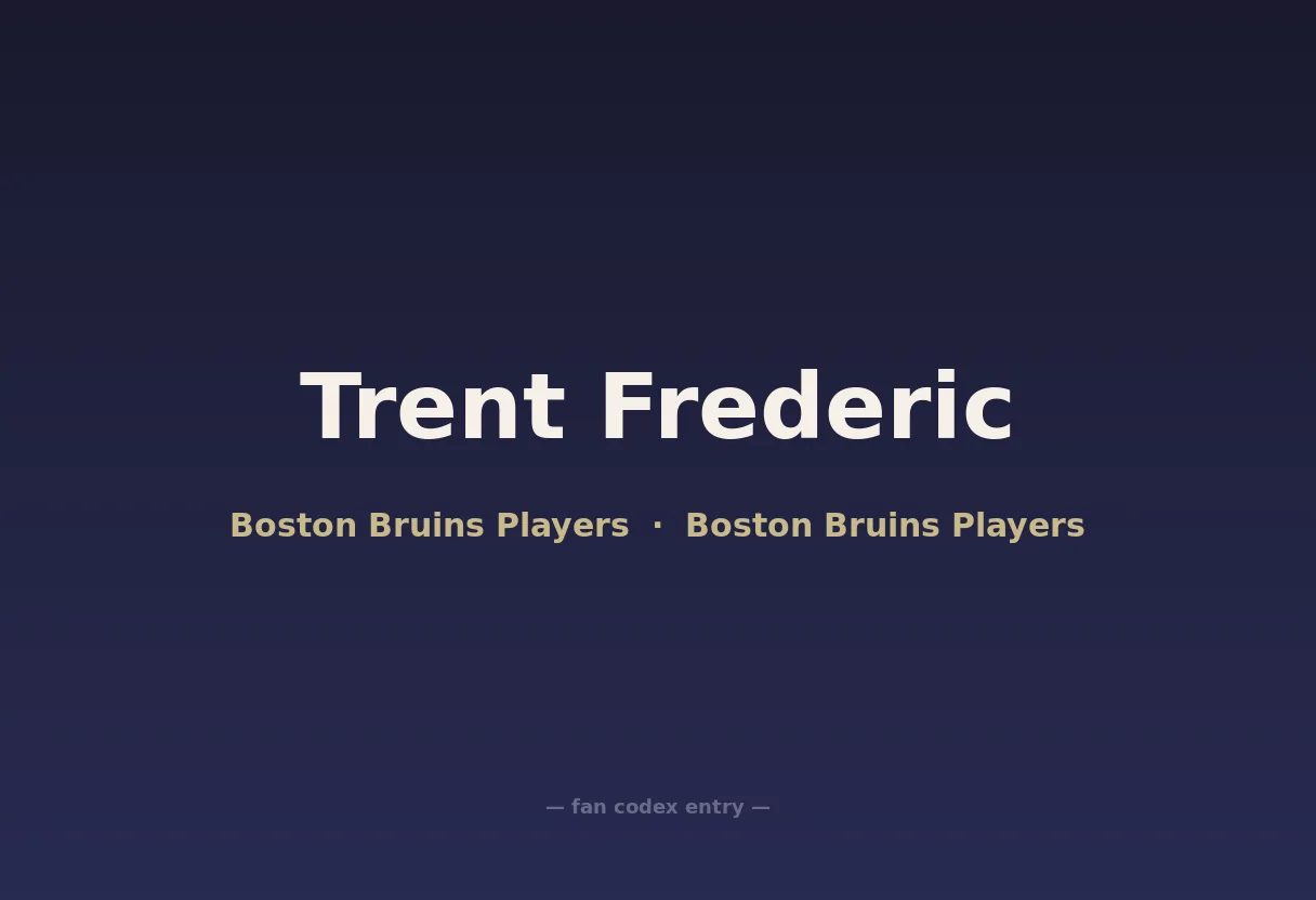 Trent Frederic