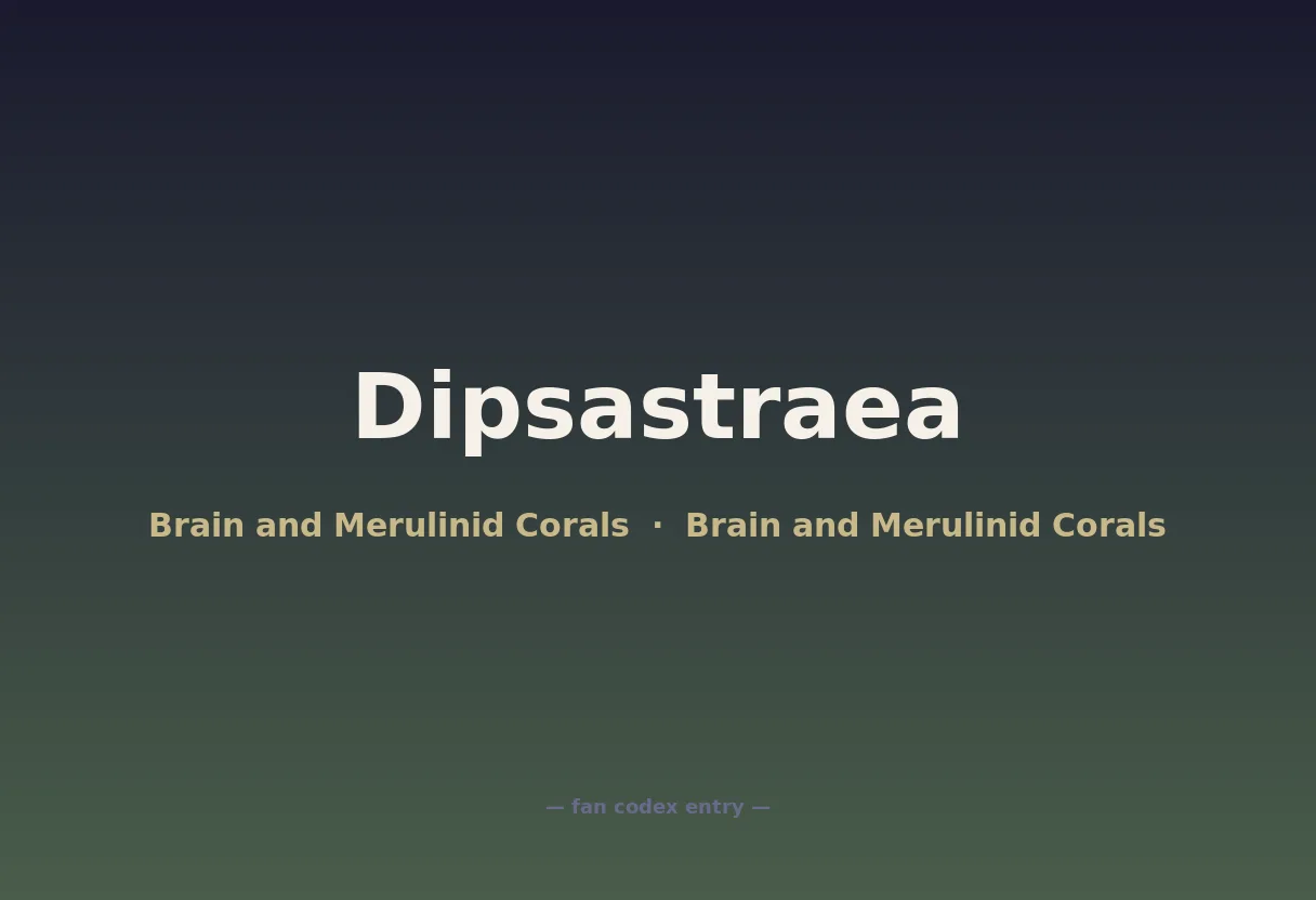 Dipsastraea