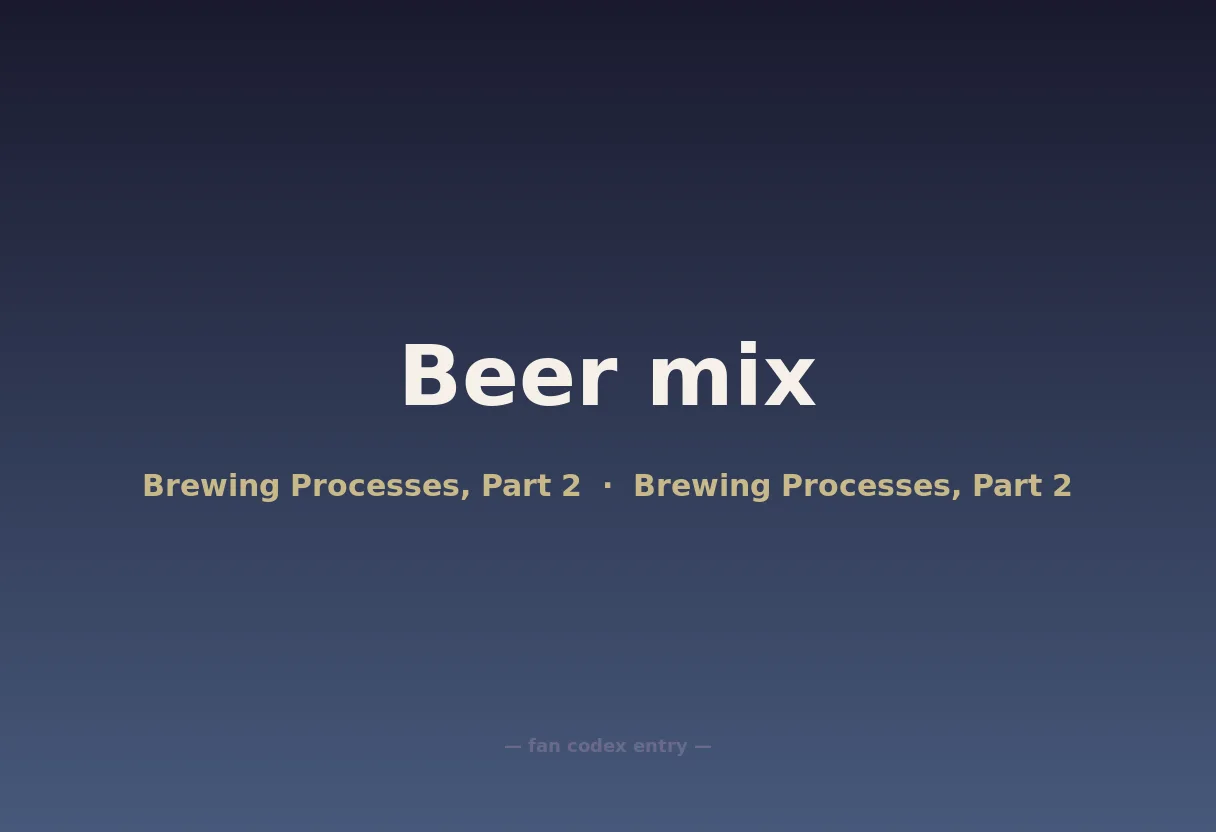 Beer mix
