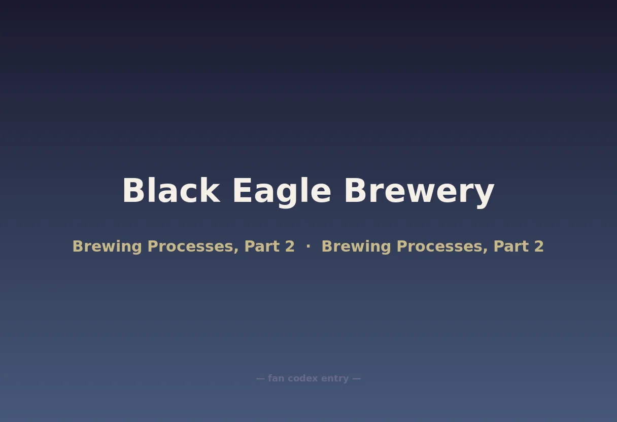 Black Eagle Brewery