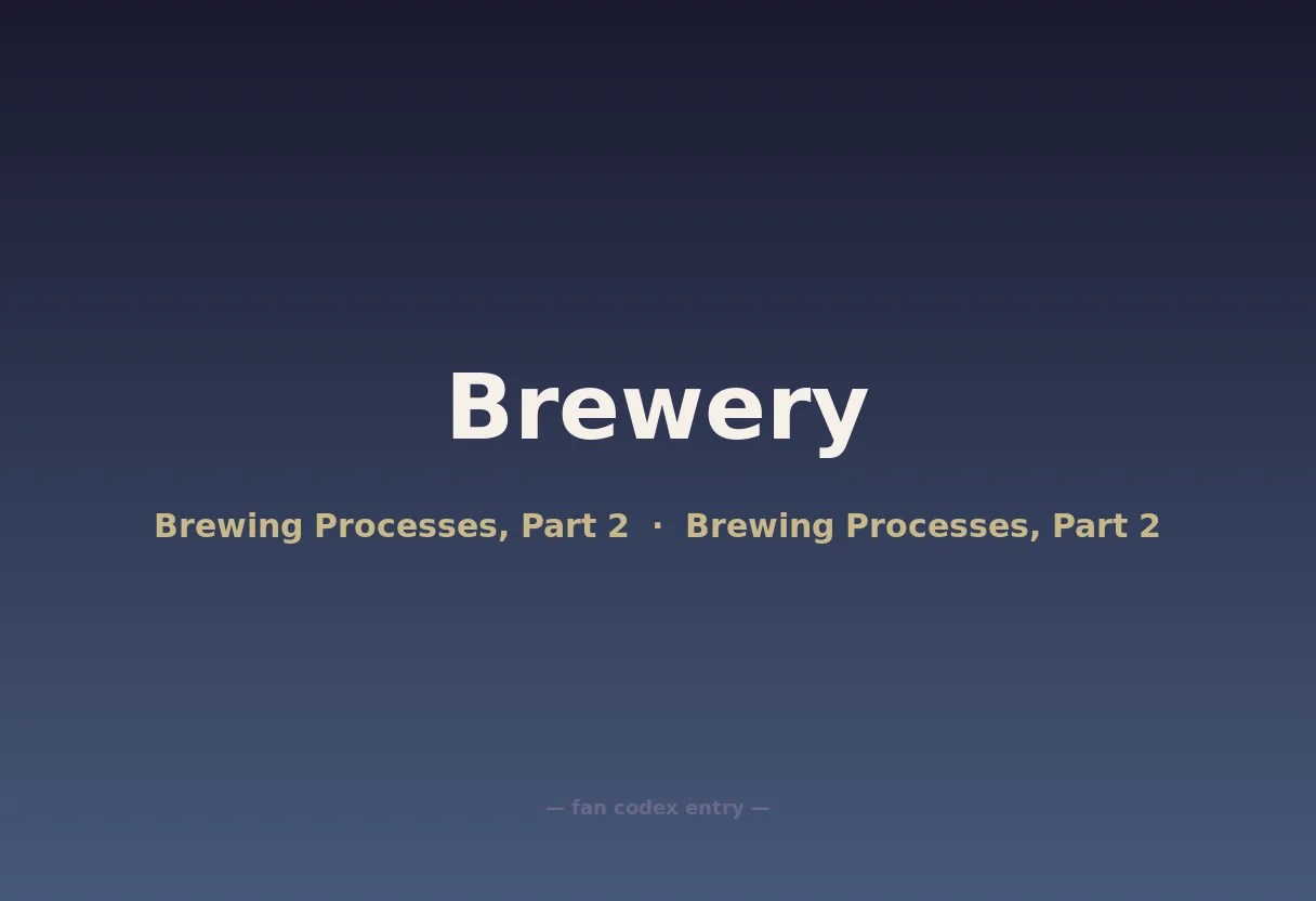 Brewery