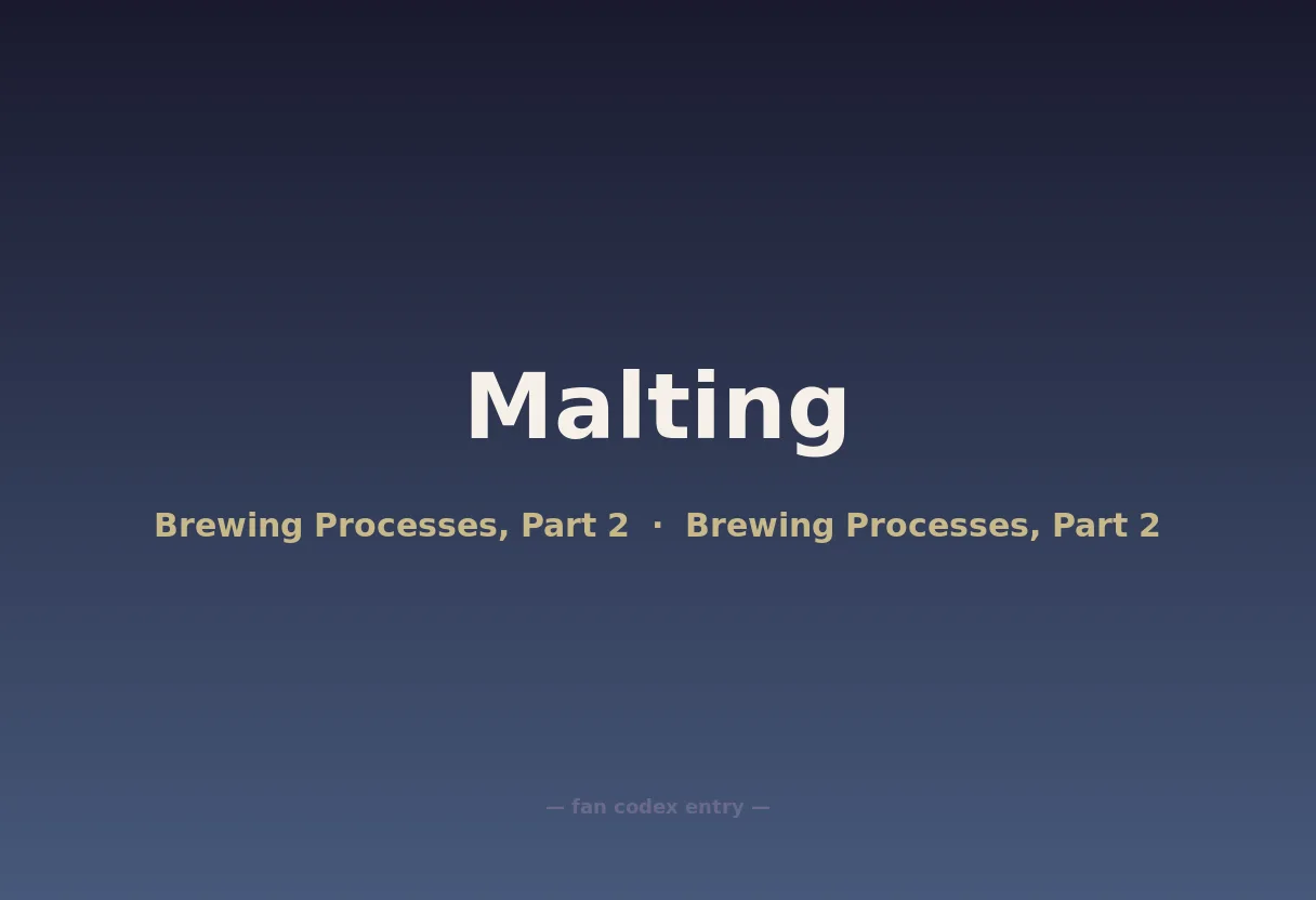 Malting