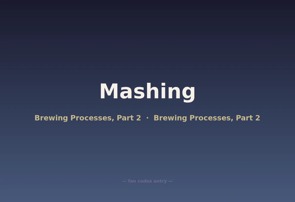 Mashing