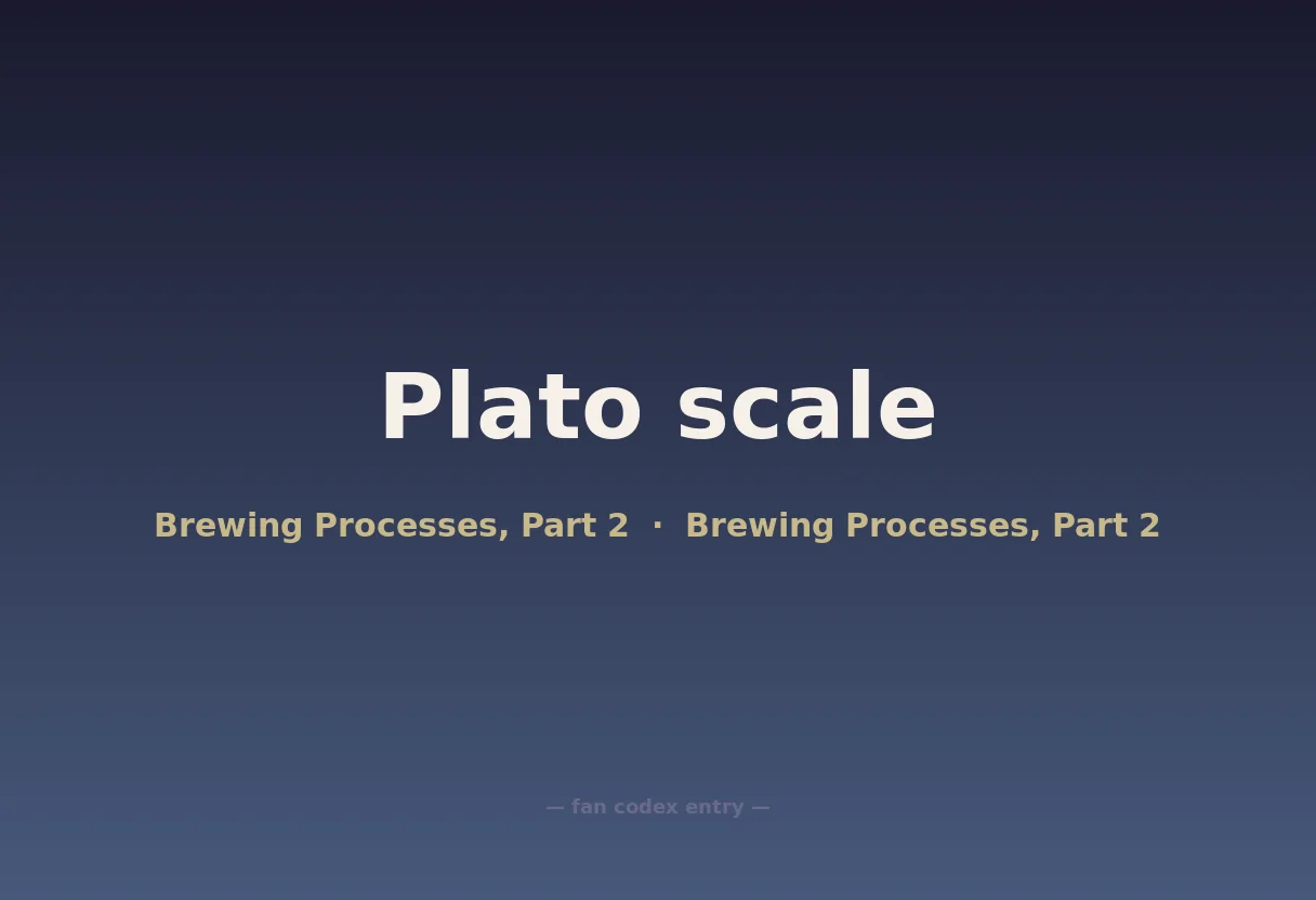 Plato scale