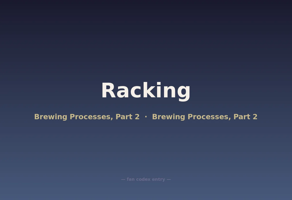 Racking