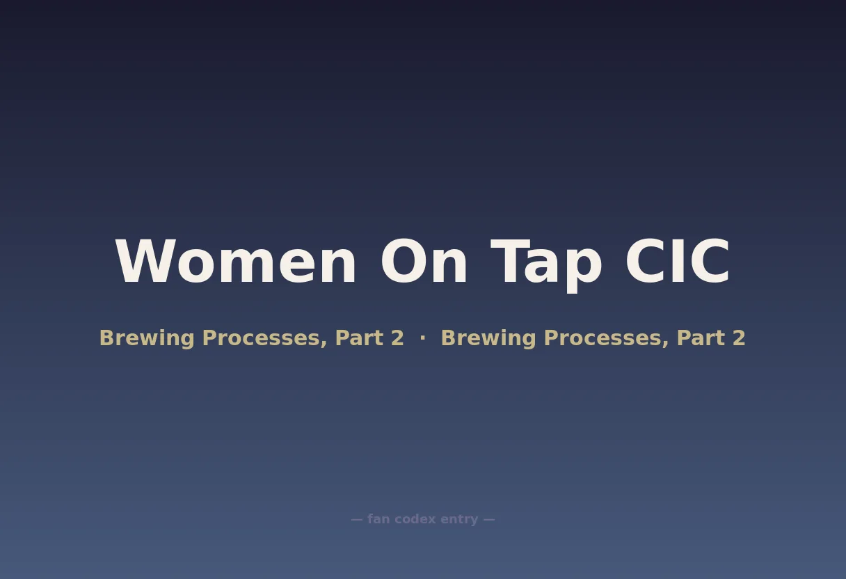 Women On Tap CIC