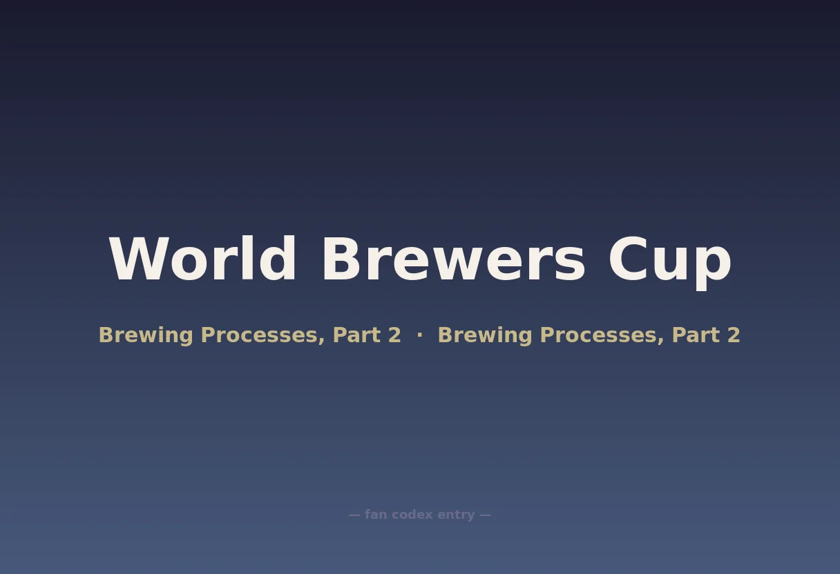 World Brewers Cup