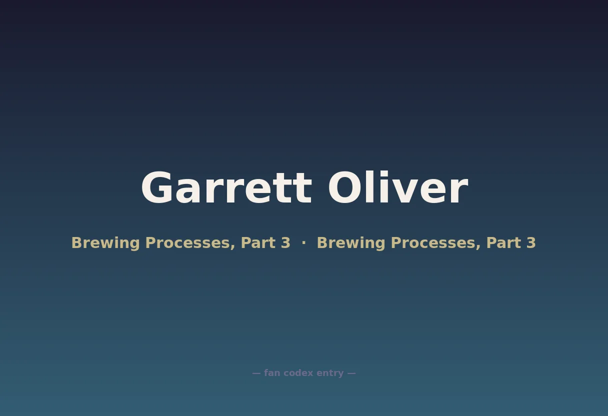 Garrett Oliver