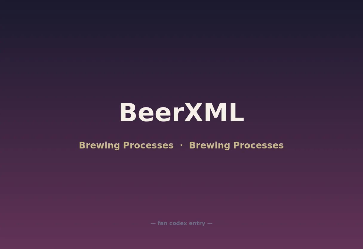 BeerXML