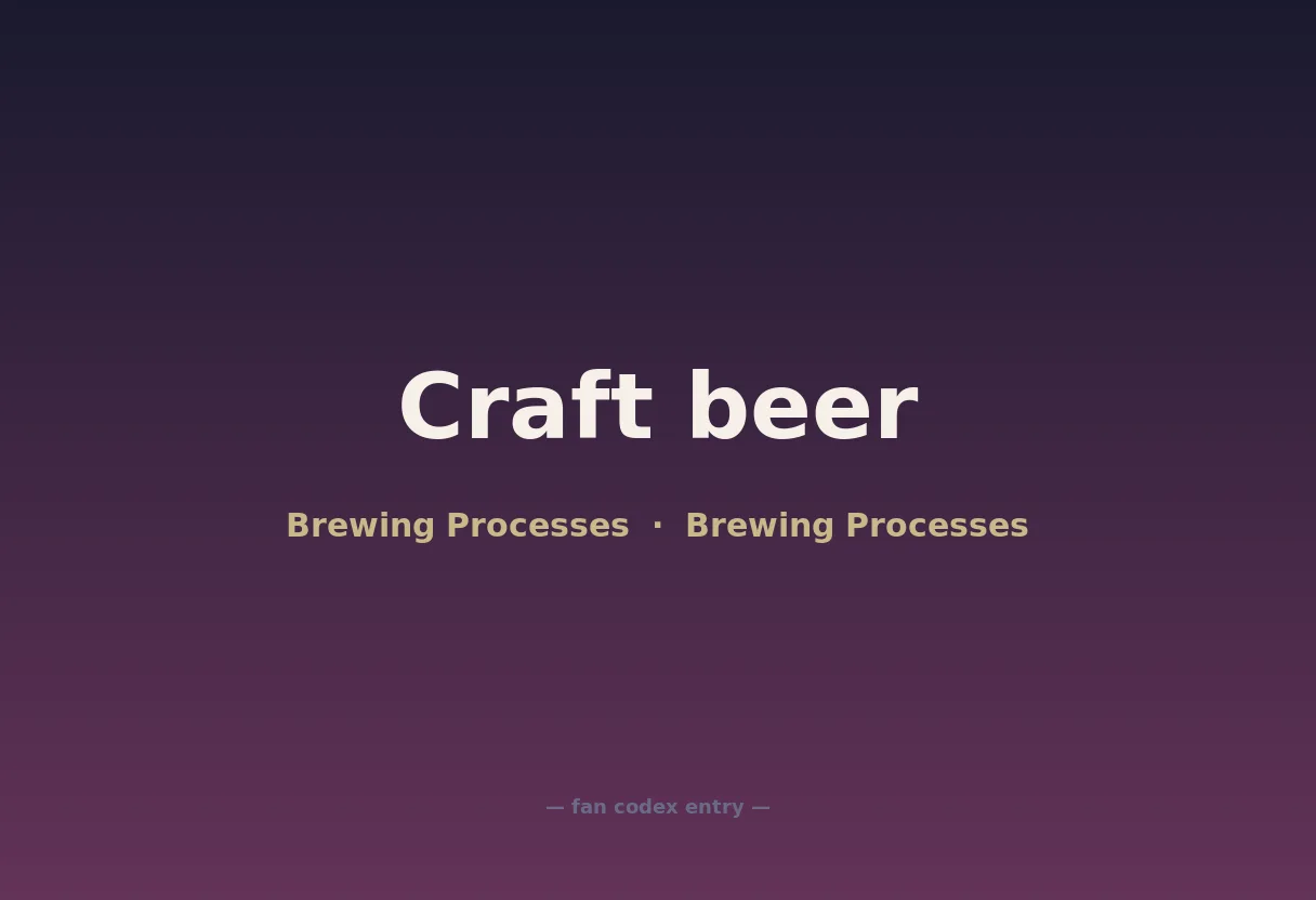 Craft beer