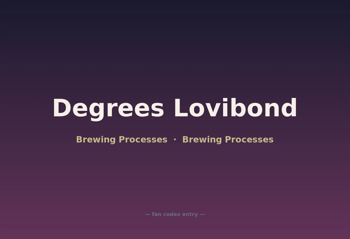Degrees Lovibond