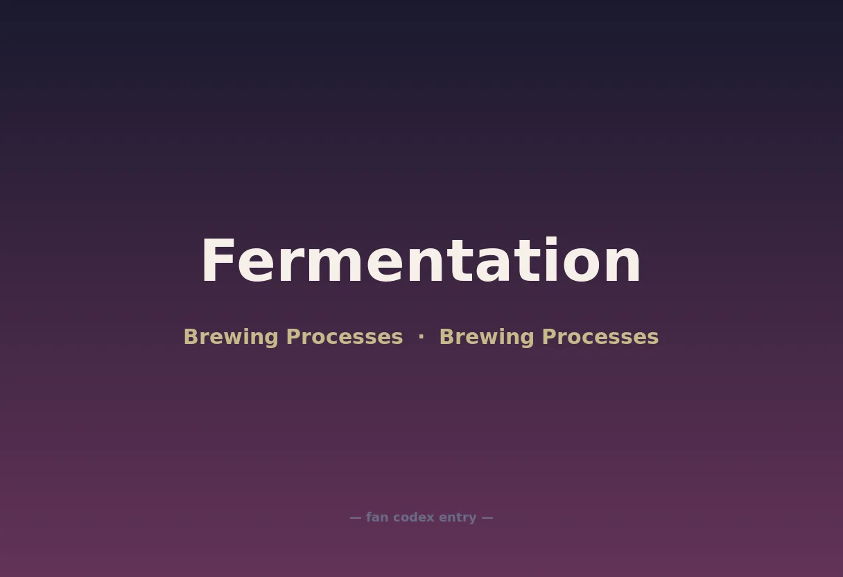 Fermentation