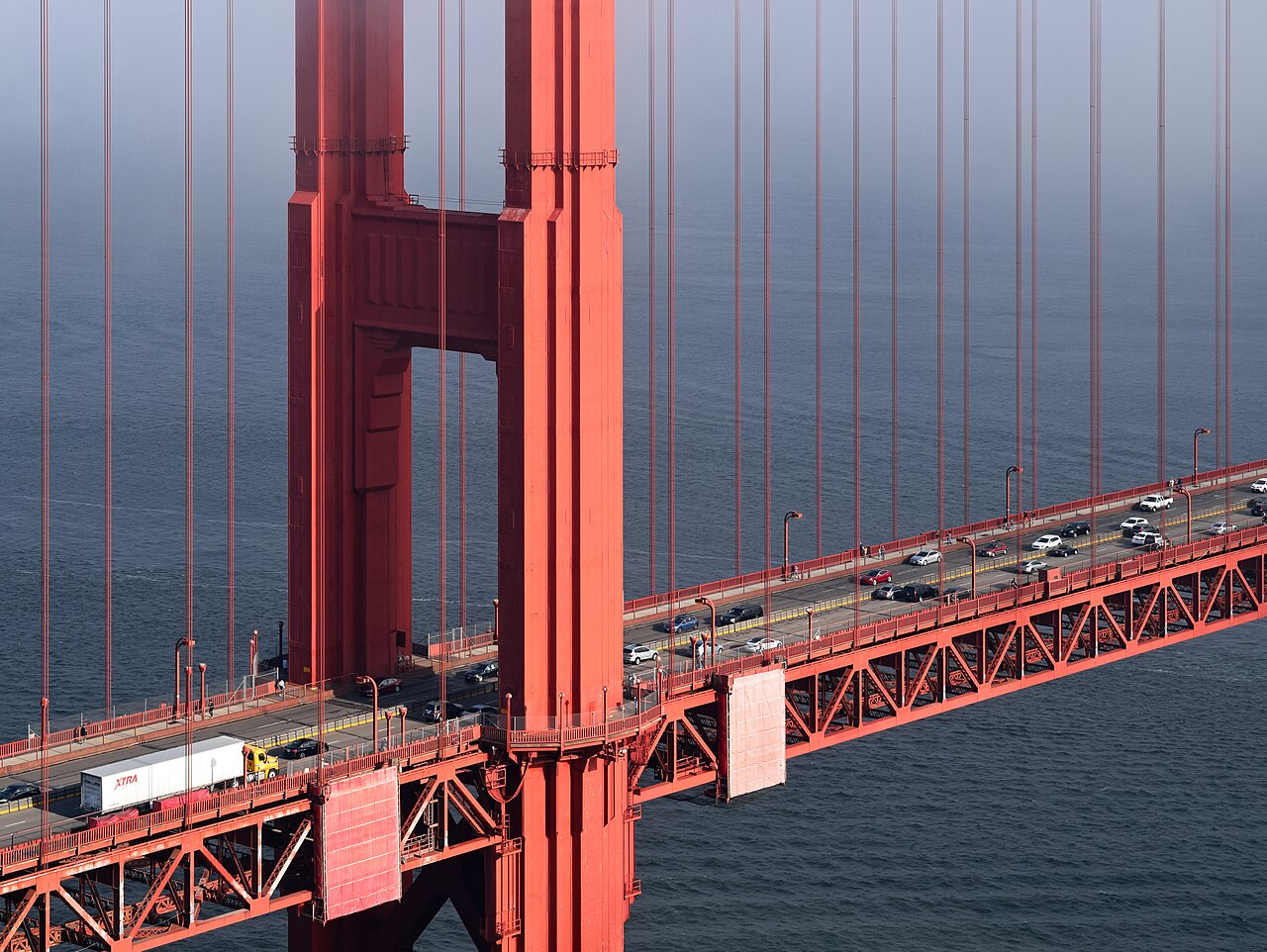 Golden Gate Bridge, north tower detail
