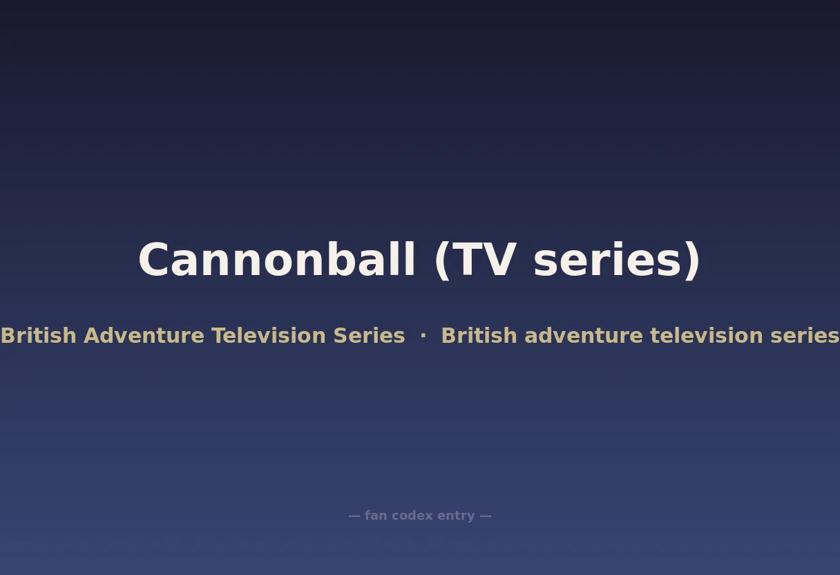 Cannonball (TV series)