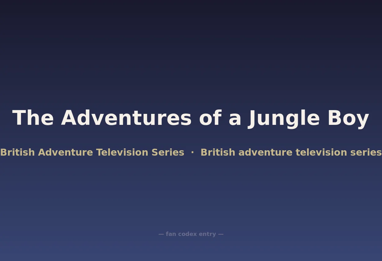 The Adventures of a Jungle Boy