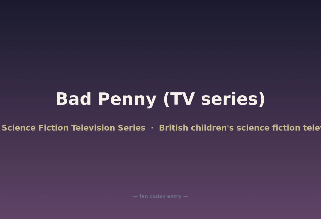 Bad Penny (TV series)