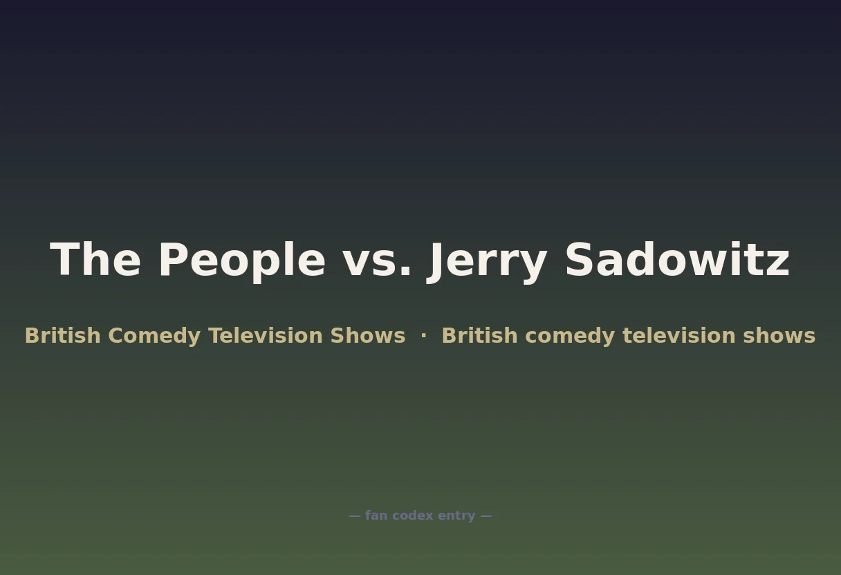 The People vs. Jerry Sadowitz