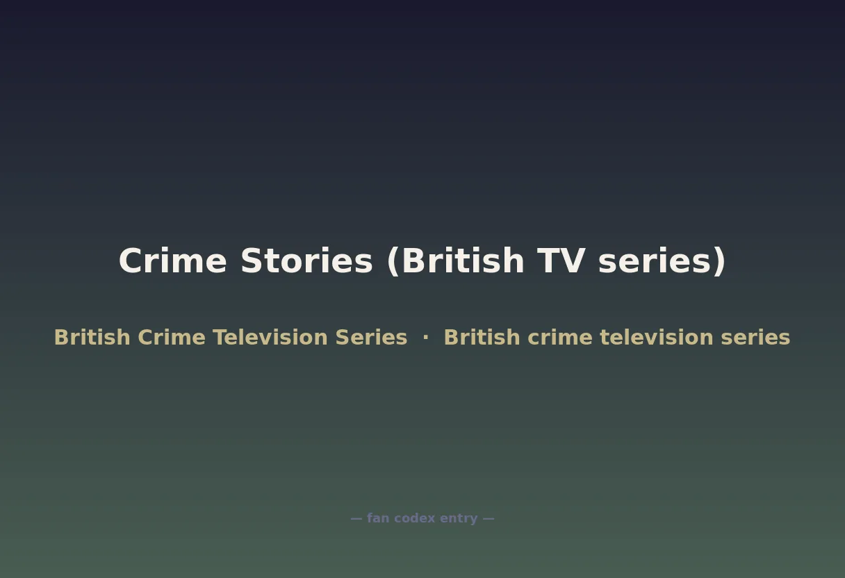 Crime Stories (British TV series)
