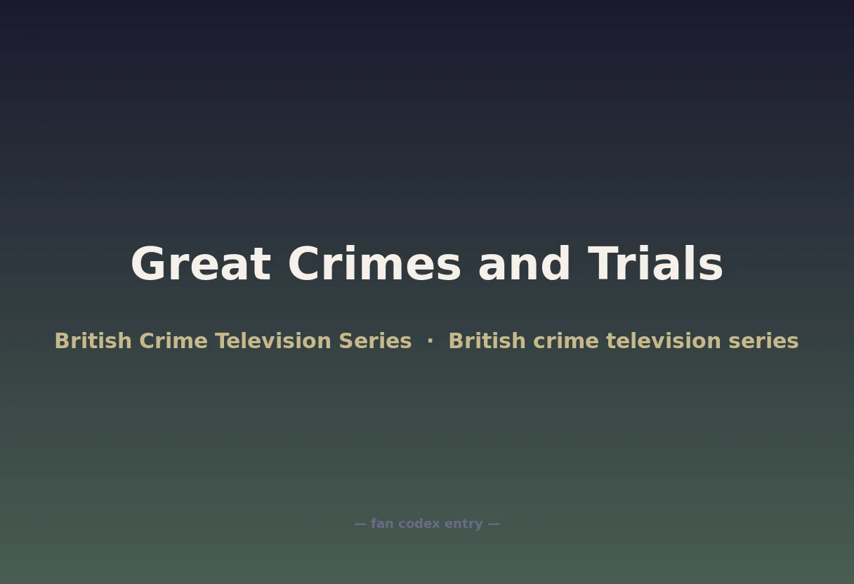 Great Crimes and Trials