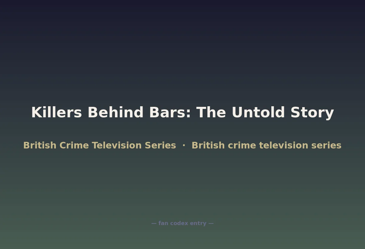 Killers Behind Bars: The Untold Story