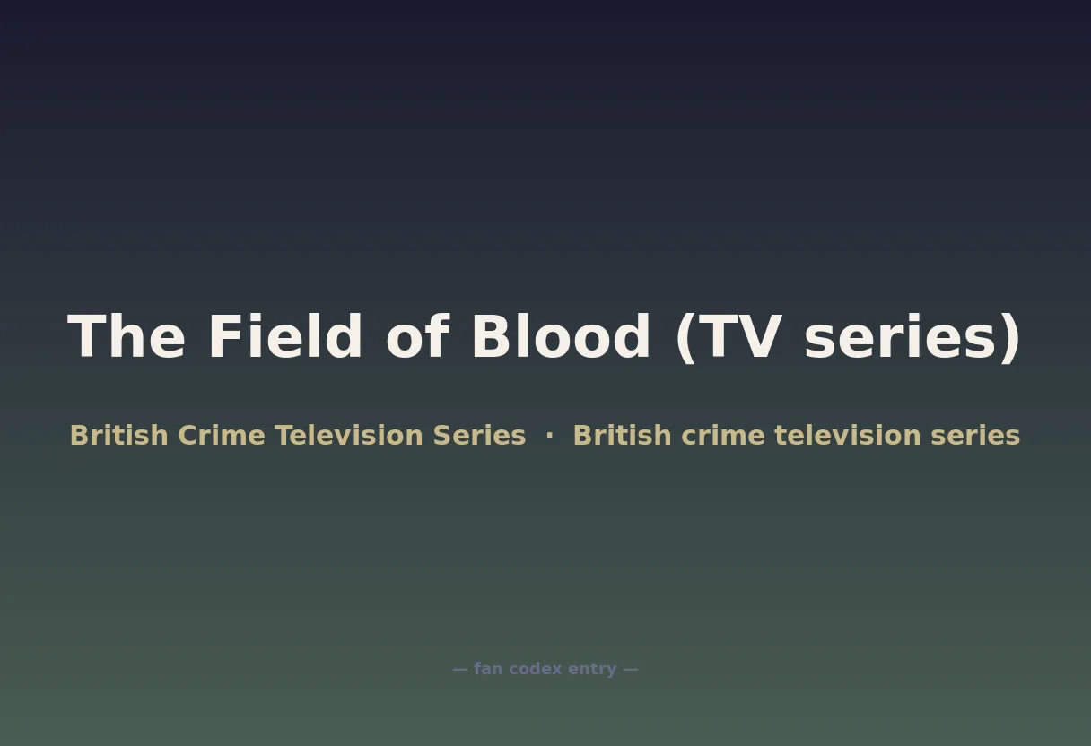 The Field of Blood (TV series)