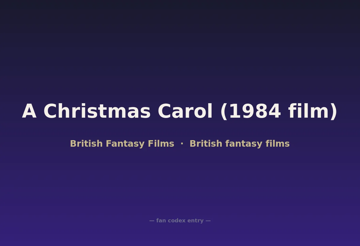 A Christmas Carol (1984 film)