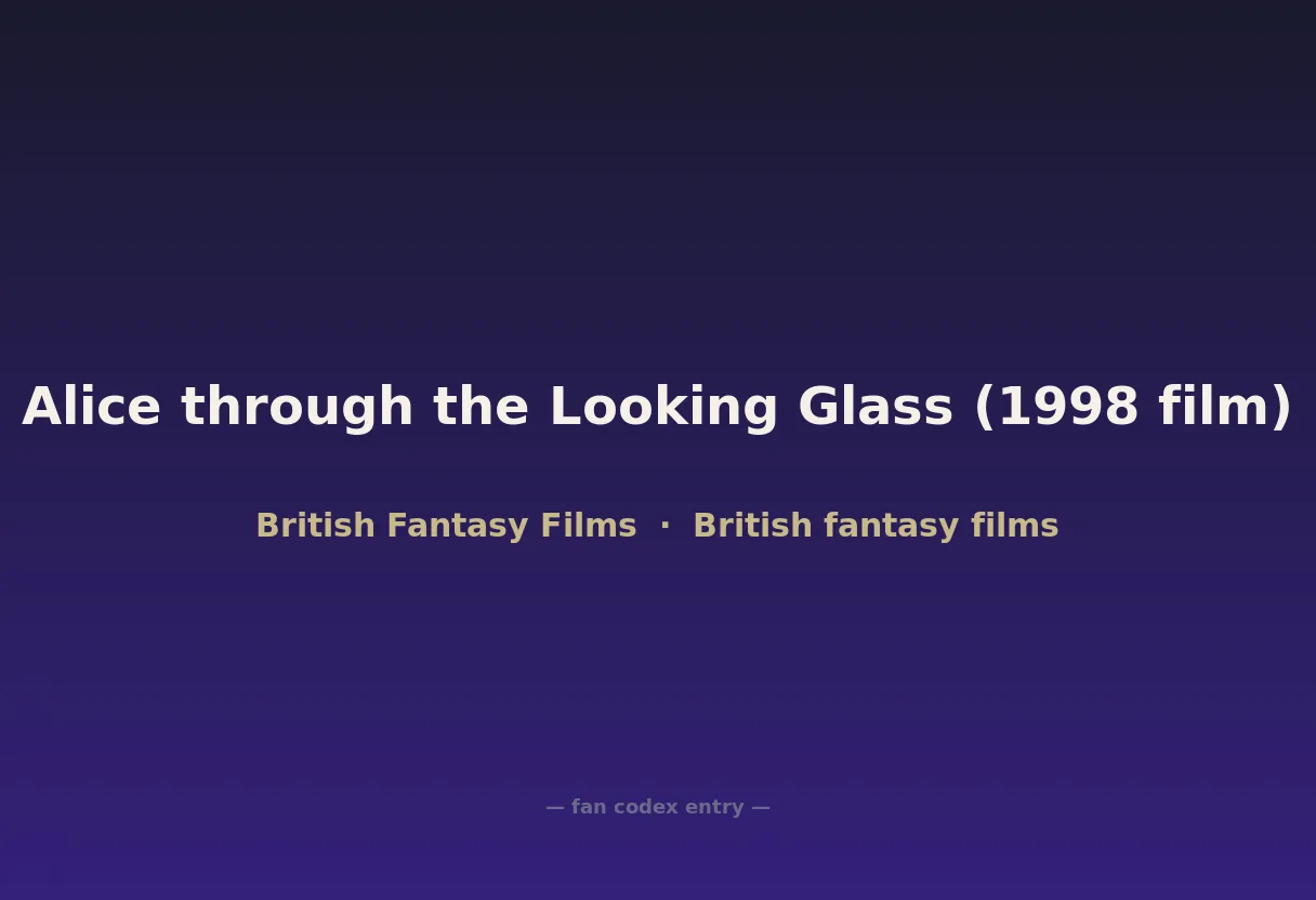 Alice through the Looking Glass (1998 film)